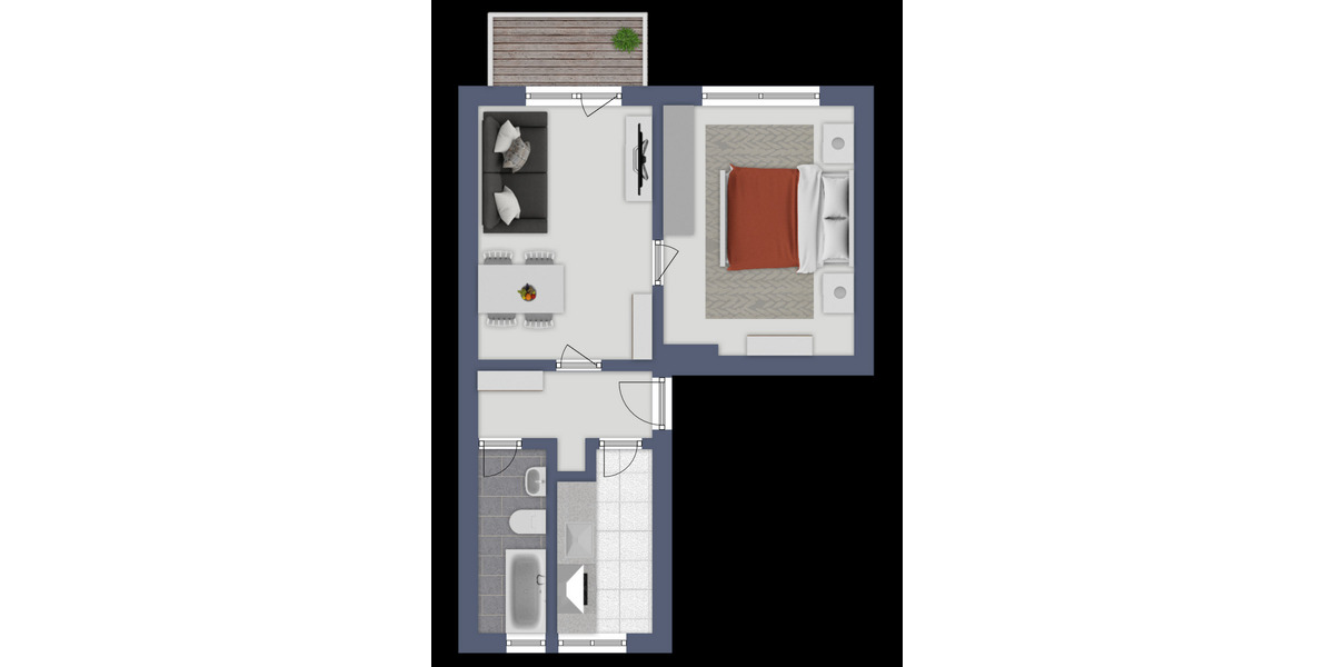 Etagenwohnung Bad Lauchstädt - 2 Zimmer, 47 m&sup2;, 299&euro; | Angebot:26162866