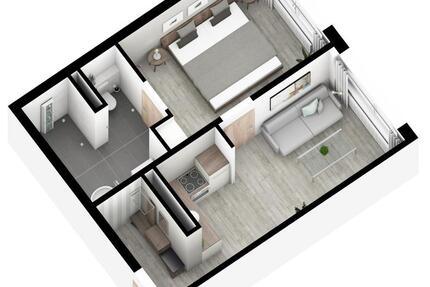 Wohnung Querfurt - 2 Zimmer, 49 m&sup2;, 345&euro; | Angebot:25254794