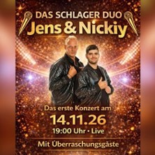 Das Schlager Duo Jens & Nicky 14.11.2026 Kleingartenverein Kanenaer weg e.V.
