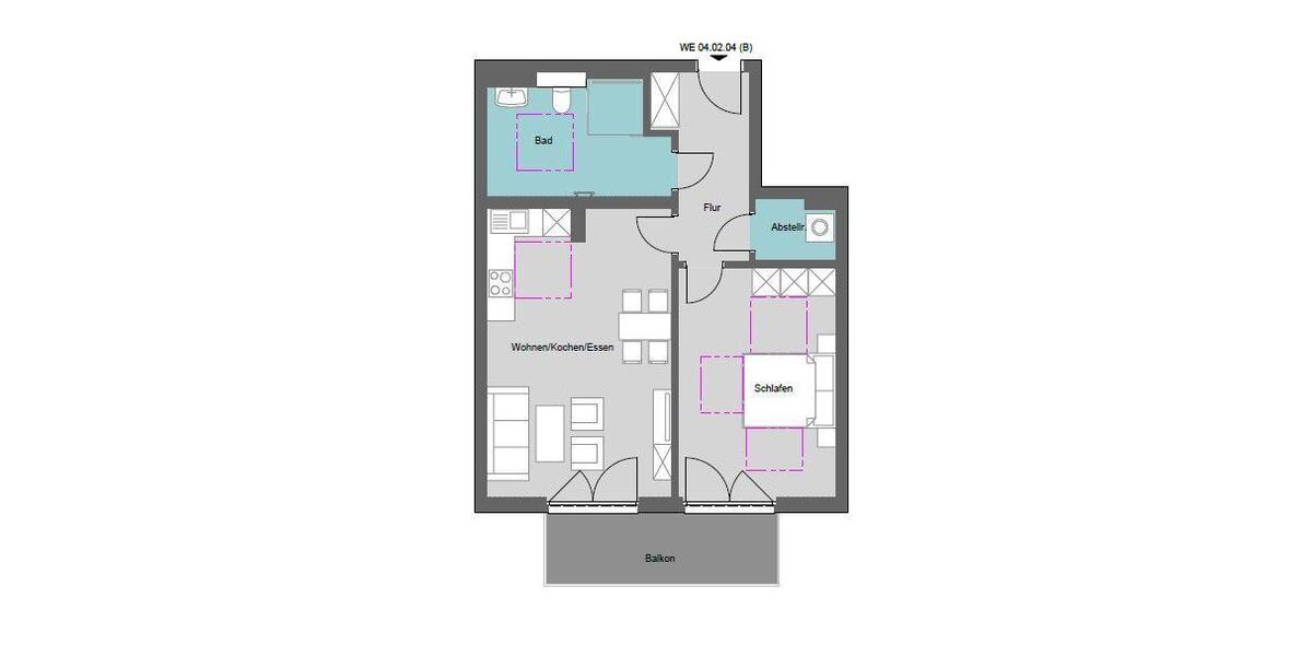 Etagenwohnung Delitzsch - 2 Zimmer, 62 m&sup2;, 819&euro; | Angebot:22893405