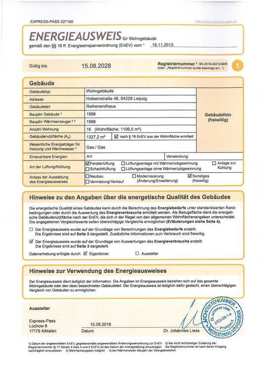3-Zi.-Wohnung mit Balkon im 2. OG in Leipzig-Schleußig (ETW B 22)