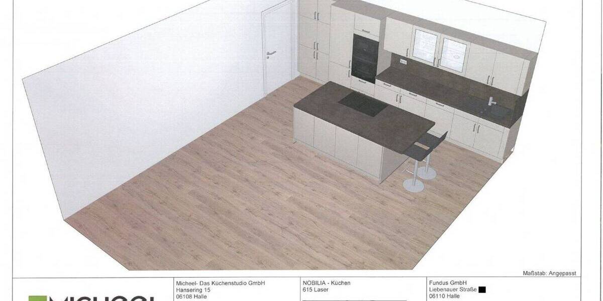 Etagenwohnung Halle (Saale) Innenstadt - 3 Zimmer, 89 m&sup2;, 394.000&euro; | Angebot:25797439