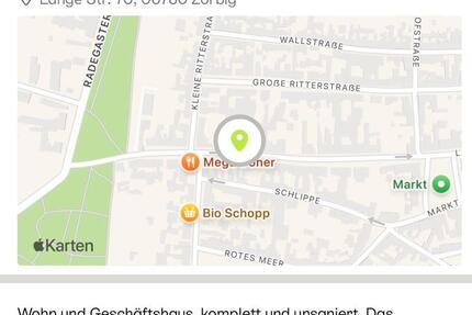 Haus Zörbig - 8 Zimmer, 135 m&sup2;, 40.000&euro; | Angebot:24730626