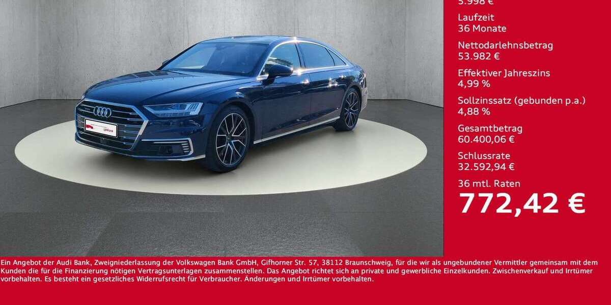 Audi A8 87.500 km 59.980 &euro; Halle 06122