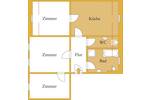 Etagenwohnung Köthen (Anhalt) Köthen - 3 Zimmer, 78 m&sup2;, 435&euro; | Angebot:26858804