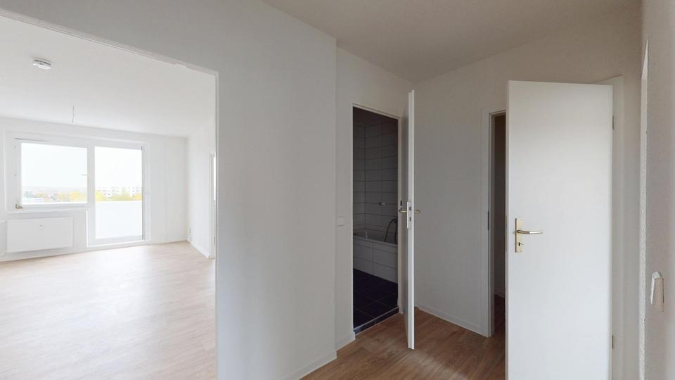 Etagenwohnung Halle (Saale) Dölau - 3 Zimmer, 70 m&sup2;, 423&euro; | Angebot:25892791