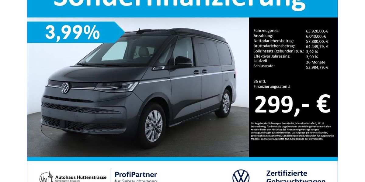 VW T7 California 13.707 km 63.920 &euro; Salzatal OT Bennstedt 06198