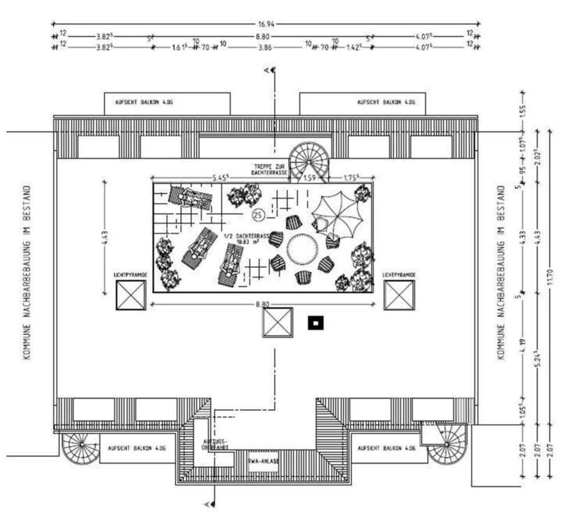 Penthouse am Clara-Zetkin-Park mit Dachterrasse, Stellplatz und Lift, befristete Vermietung
