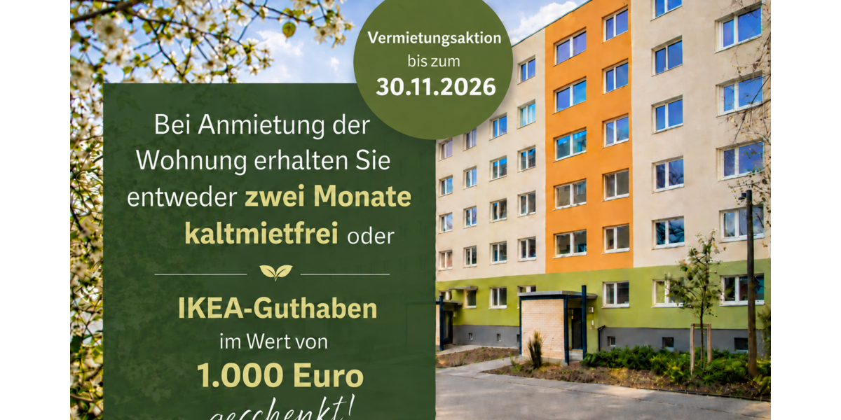 Etagenwohnung Halle Halle-Neustadt - 5 Zimmer, 81 m&sup2;, 600&euro; | Angebot:27668259