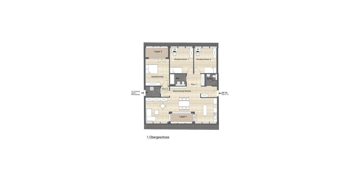 Etagenwohnung Halle (Saale) Dölau - 4 Zimmer, 94 m&sup2;, 1.015&euro; | Angebot:25839758