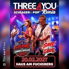 Three4You live im Haus am Fuchsberg 20.02.2027 Gaststätte Haus am Fuchsberg