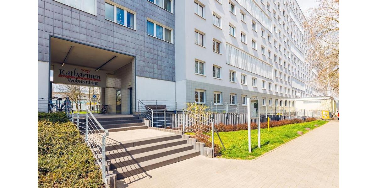 Erdgeschoßwohnung Halle (Saale) Halle-Neustadt - 1 Zimmer, 37 m&sup2;, 320&euro; | Angebot:25378241