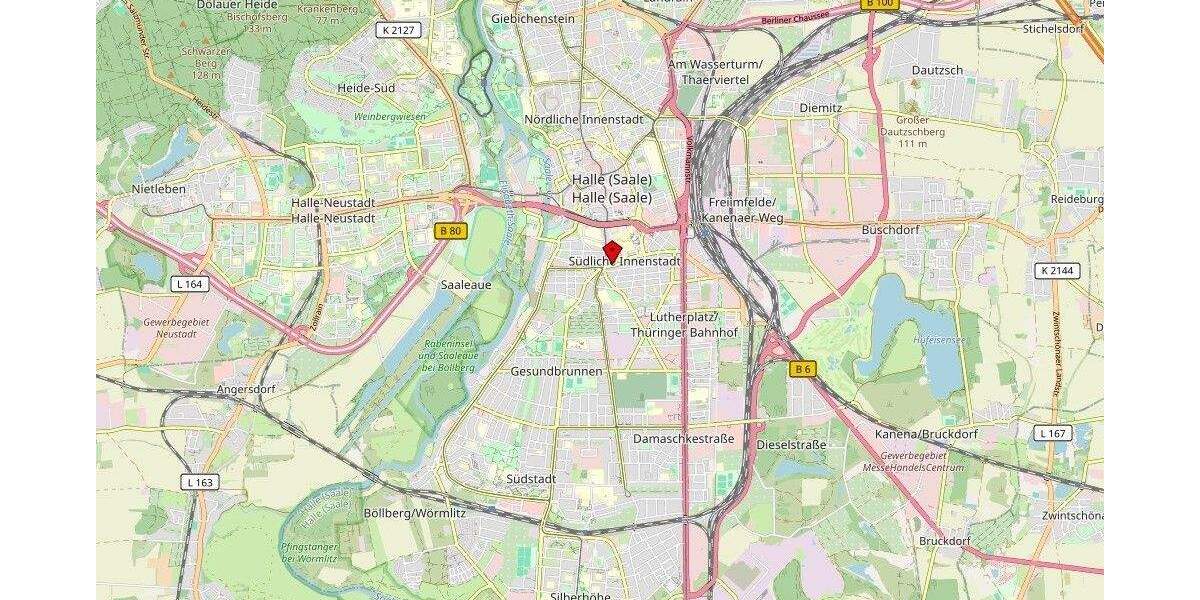 Etagenwohnung Halle (Saale) Innenstadt - 5 Zimmer, 146 m&sup2;, 382.200&euro; | Angebot:25749337