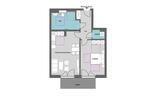 Etagenwohnung Delitzsch - 2 Zimmer, 63 m&sup2;, 819&euro; | Angebot:22893417