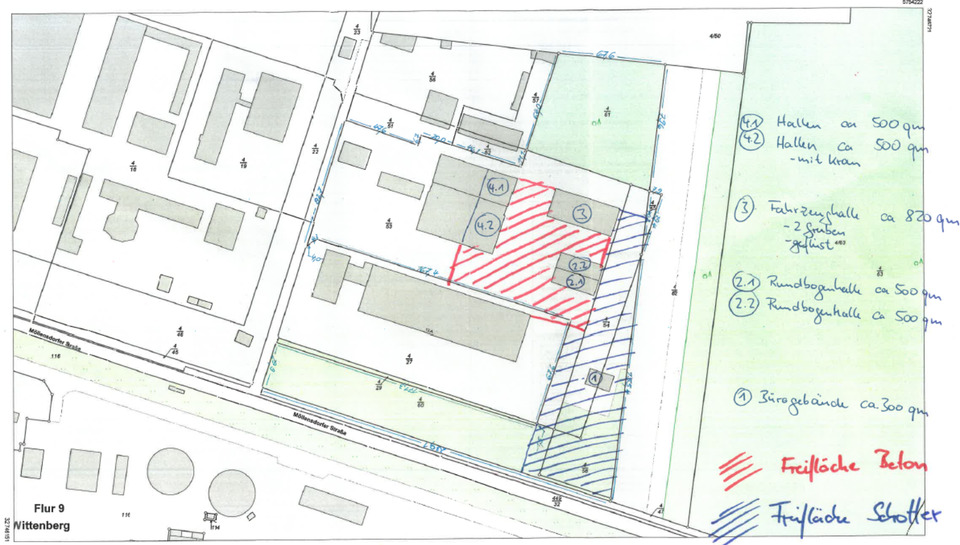 Gewerbeobjekt Bitterfeld-Wolfen Wolfen - 1.350&euro; | Angebot:25172244