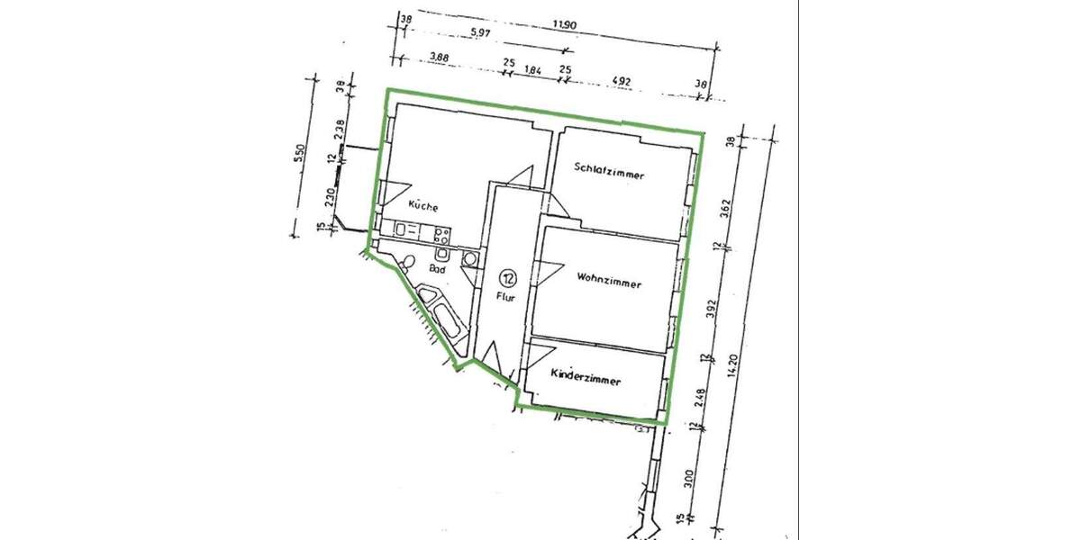 Etagenwohnung Halle (Saale) Paulusviertel - 3 Zimmer, 93 m&sup2;, 292.950&euro; | Angebot:25775206