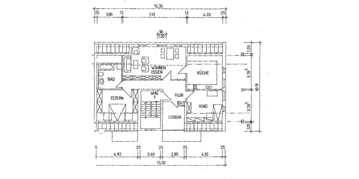 Etagenwohnung Halle Dölau - 3 Zimmer, 93 m&sup2;, 830&euro; | Angebot:26585126