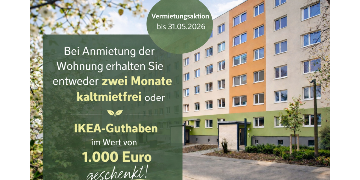 Etagenwohnung Halle Halle-Neustadt - 5 Zimmer, 81 m&sup2;, 620&euro; | Angebot:26103809