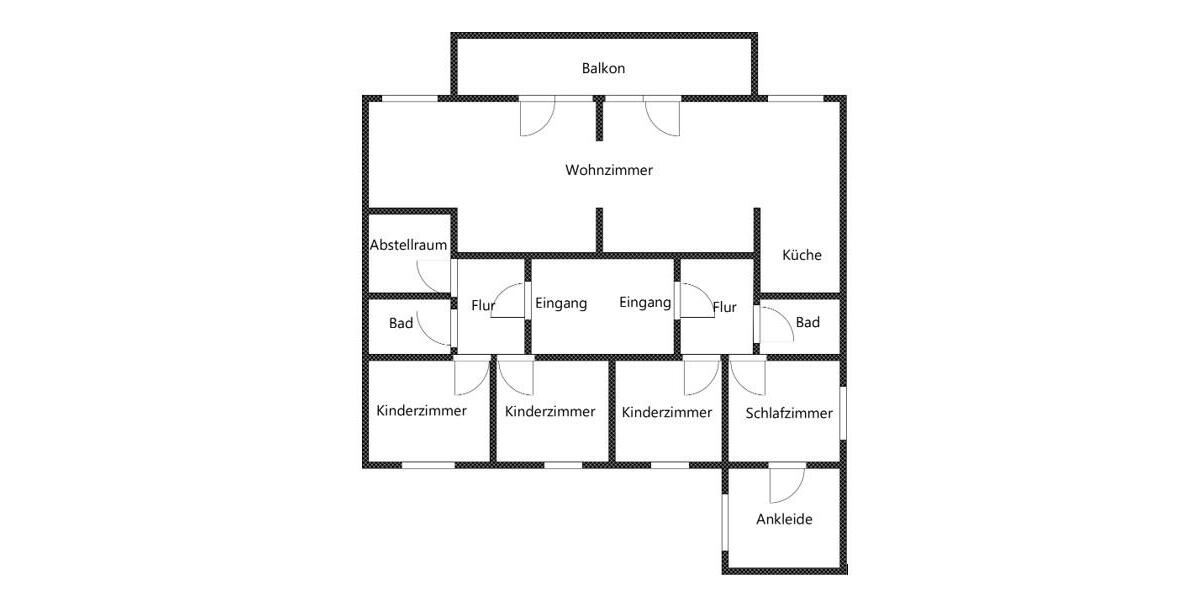 Etagenwohnung Sandersdorf-Brehna Brehna - 6 Zimmer, 123 m&sup2;, 980&euro; | Angebot:23845068