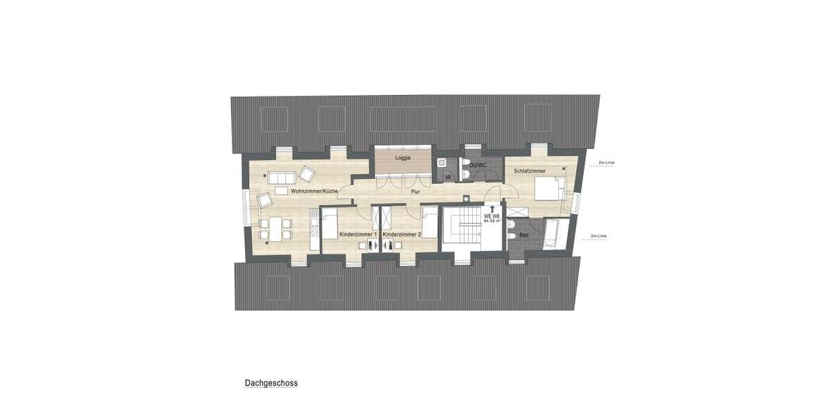 Etagenwohnung Halle (Saale) Dölau - 4 Zimmer, 94 m&sup2;, 1.015&euro; | Angebot:25839758