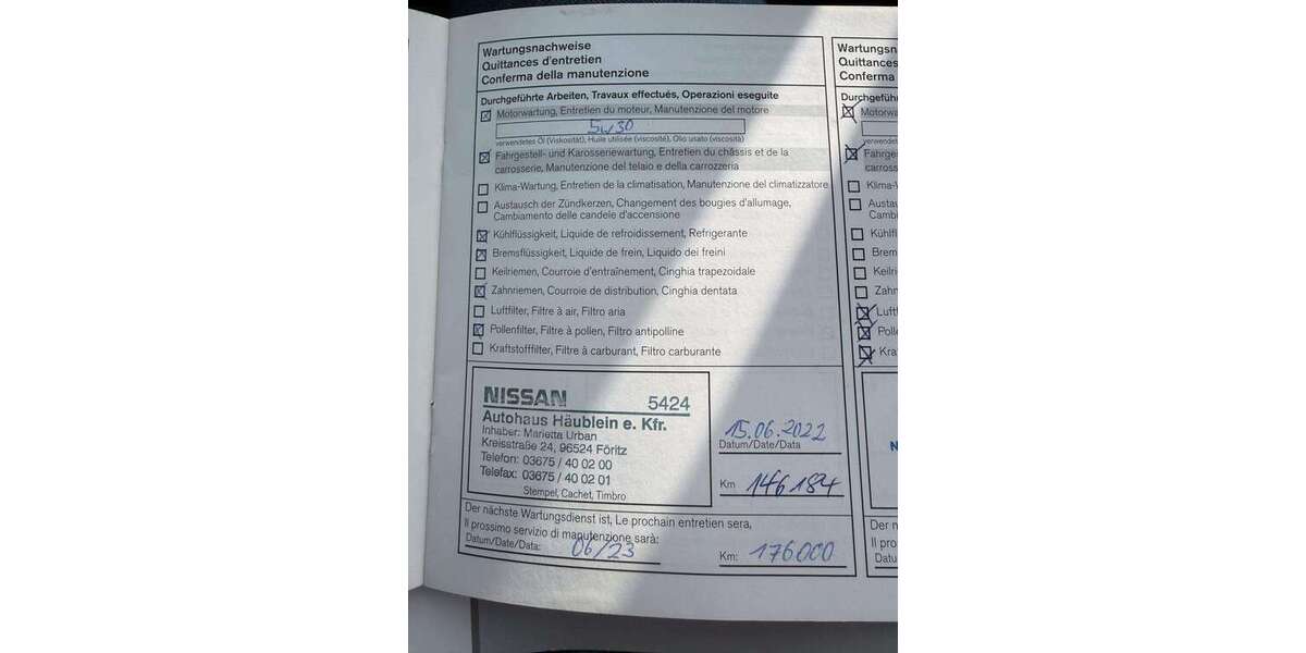 Nissan NV200 173.198 km 9.900 &euro; Zörbig 06780