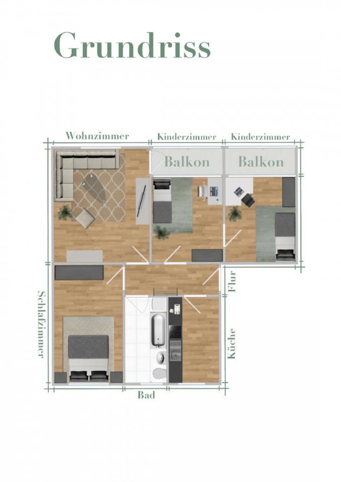 Erstbezug nach Sanierung - Schicke 4-RaumWohnung in zentraler Wohnlage ab 01.07.2025