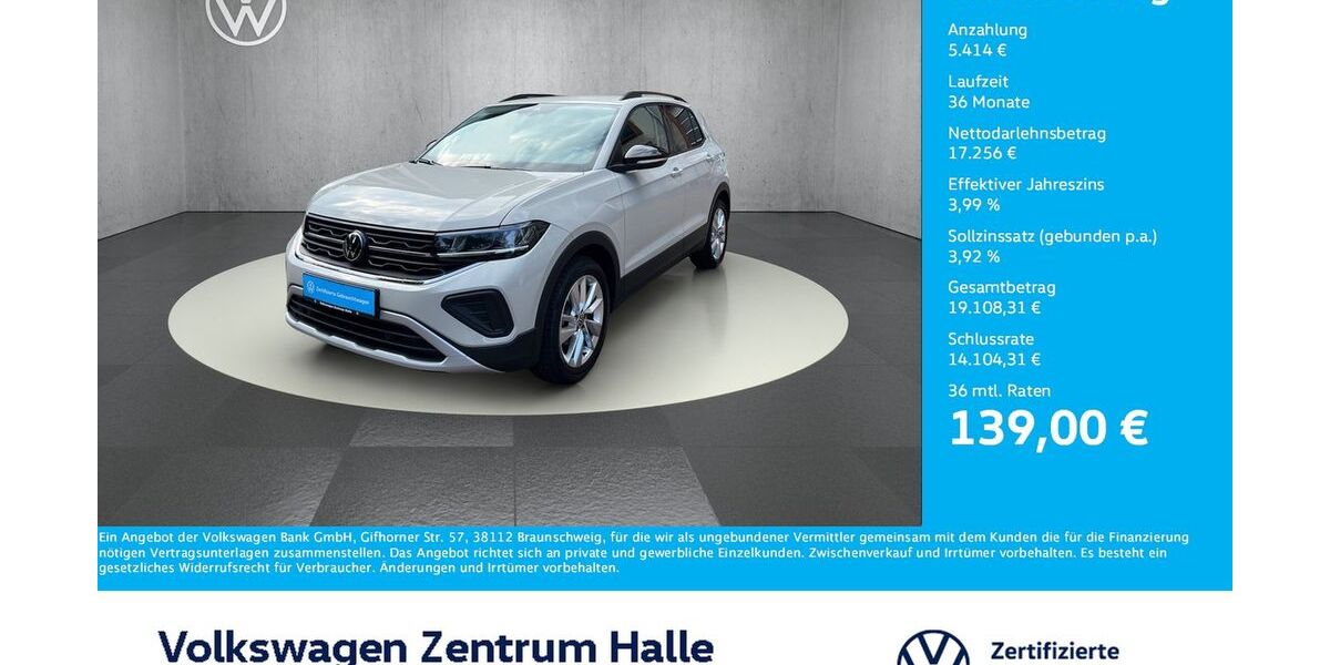 VW T-Cross 7.799 km 21.570 &euro; Halle/Saale 06110