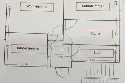 Wohnung Zörbig - 3 Zimmer, 56 m&sup2;, 365&euro; | Angebot:25255782