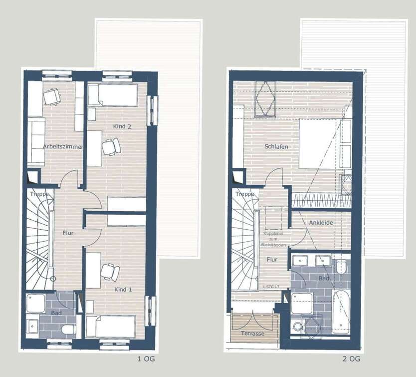 Exklusiv Doppelhaushälfte über 3 Etagen mit Terrasse und Garten 5 zimmer