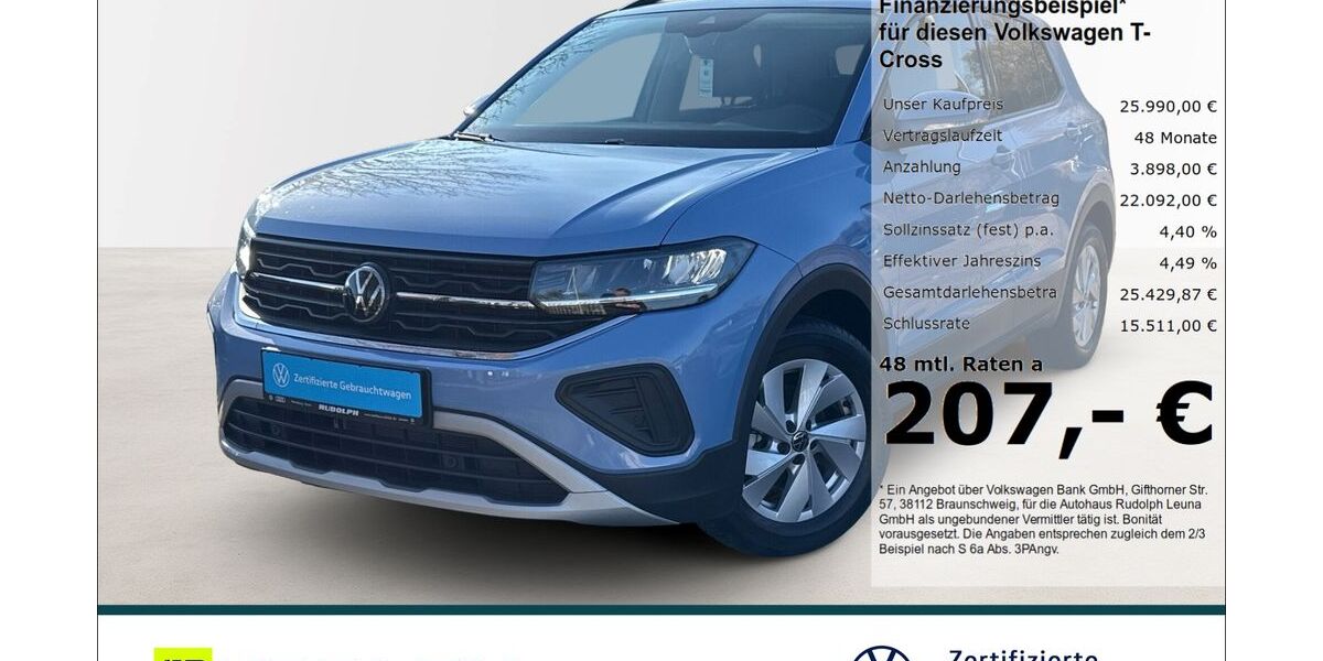 VW T-Cross 5.950 km 24.770 &euro; Leuna 06237