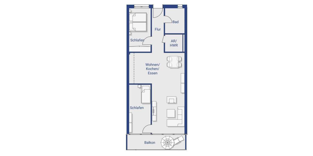 Etagenwohnung Schkeuditz Altscherbitz - 3 Zimmer, 71 m&sup2;, 790&euro; | Angebot:24911738