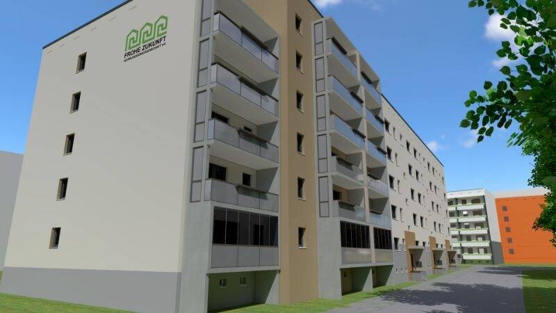 In der Herrichtung! 2-Räume mit Dusche, neu saniert, großer Balkon! 2 zimmer