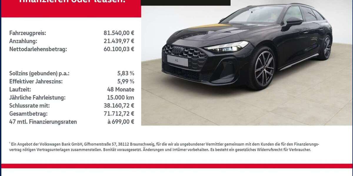Audi A5 12.000 km 61.979 &euro; Bitterfeld-Wolfen 06749