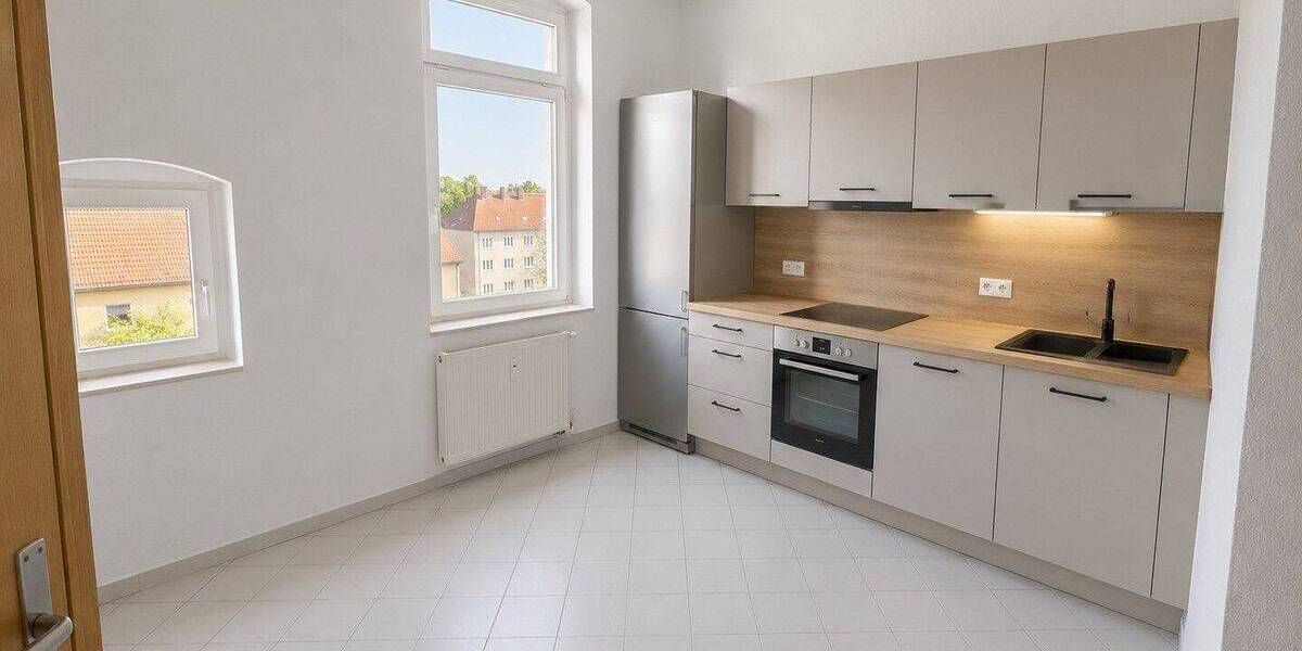 Etagenwohnung Halle (Saale) Damaschkestraße - 2 Zimmer, 57 m&sup2;, 350&euro; | Angebot:26926606
