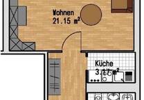 1-Raum Wohnung mit Dusche in Lößnig am Silbersee