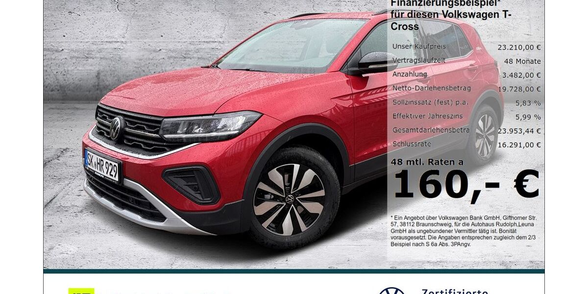 VW T-Cross 9.600 km 23.210 &euro; Leuna 06237