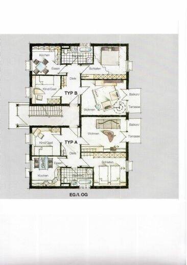 Terrassenwohnung Leuna Günthersdorf - 3 Zimmer, 73 m&sup2;, 99.800&euro; | Angebot:23949570