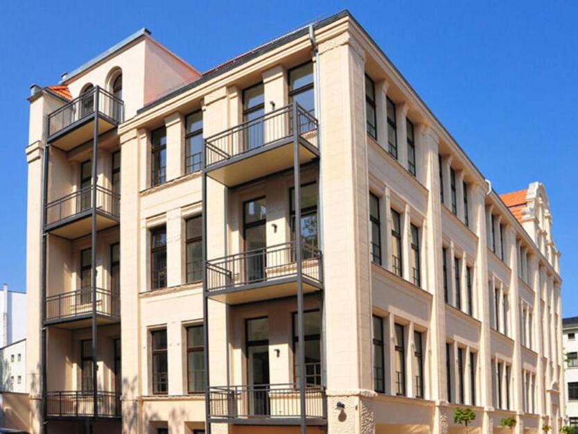 Modernes, vollmöbeliertes 1-Zimmer-Apartment mit Balkon – Leipzig