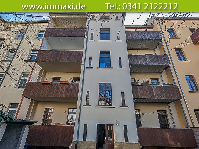 CONNEWITZ + 1 RAUM Wohnung ZUM KAUF + ERDGESCHOSS + BALKON + PARKETT
